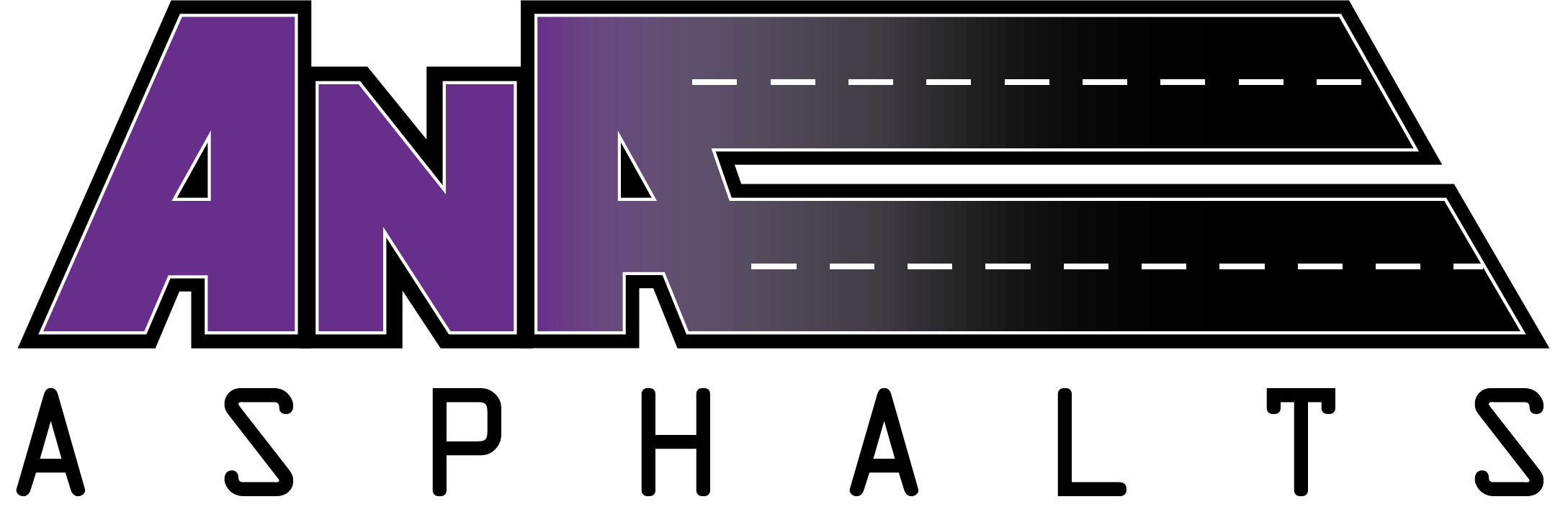 A stylized logo with the word "ANALOG" in purple and black gradient letters, with a 3D effect, on a black background.