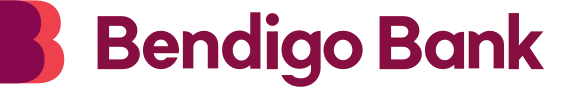 Bendigo Bank logo with large purple number 3