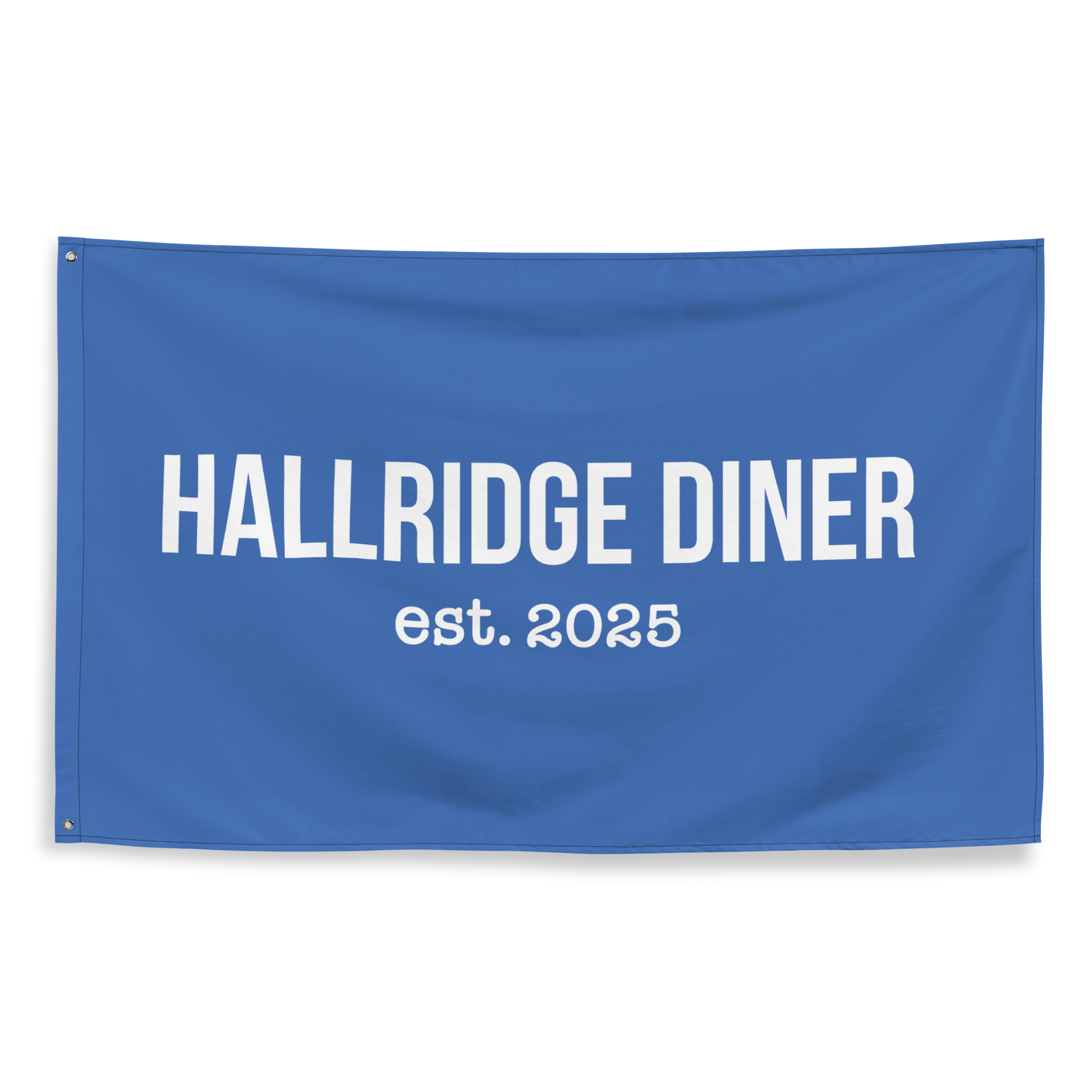Hallridge Diner Sign (Flag)