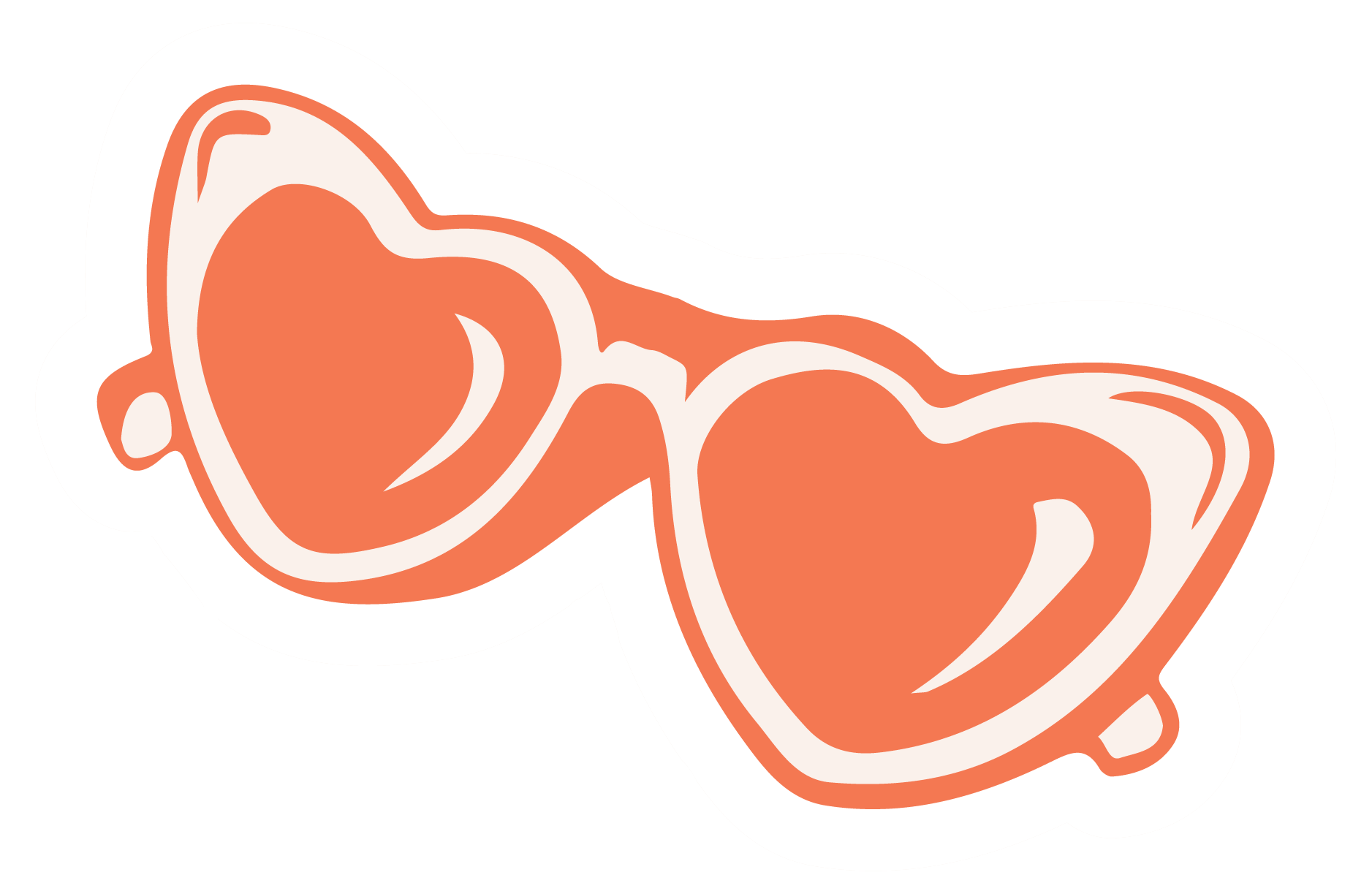 Illustration of a cutaway view of a human digestive system, showing the stomach and intestines.