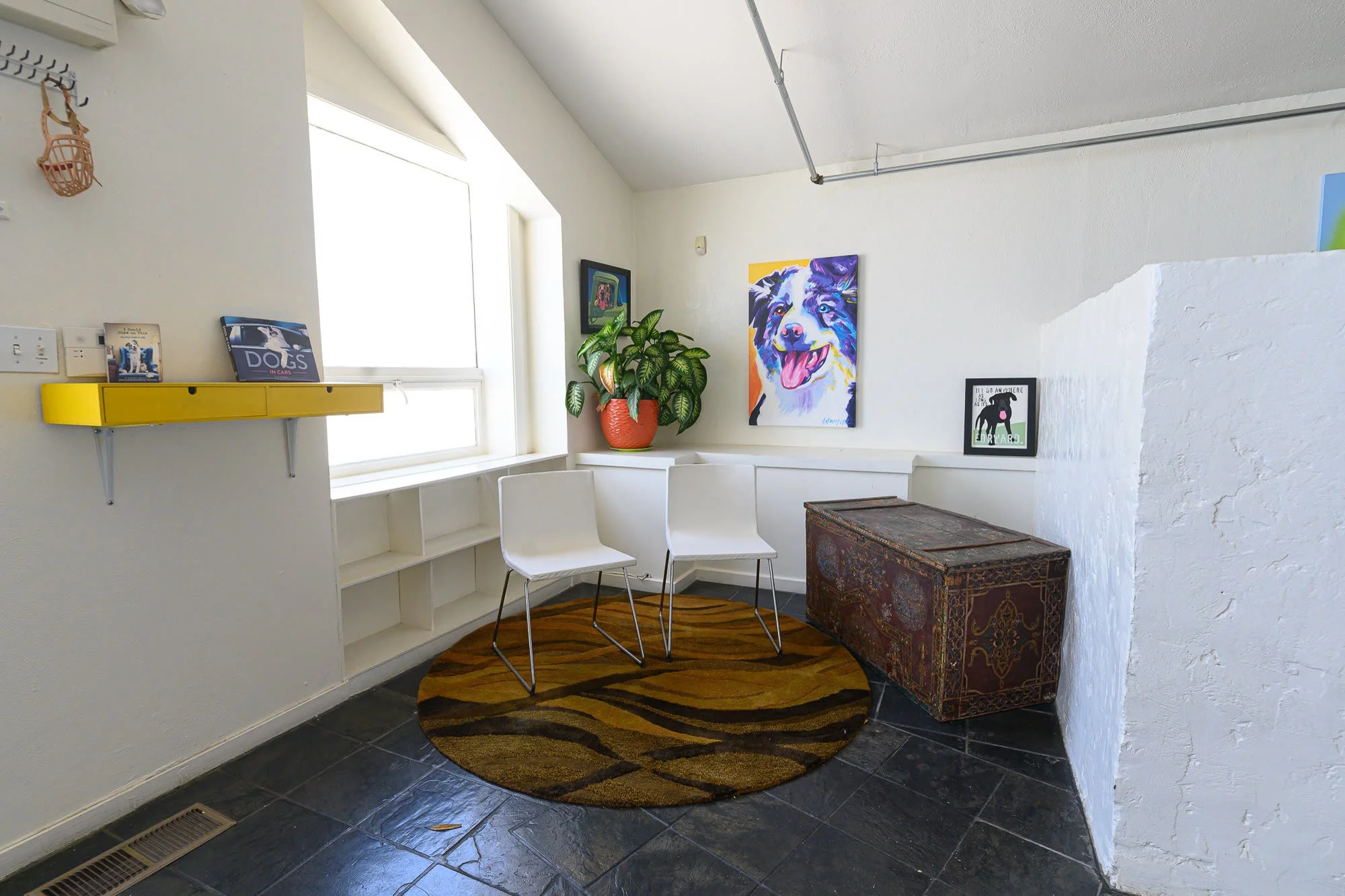 The front office at Dan Perata Training in the Bayview, San Francisco