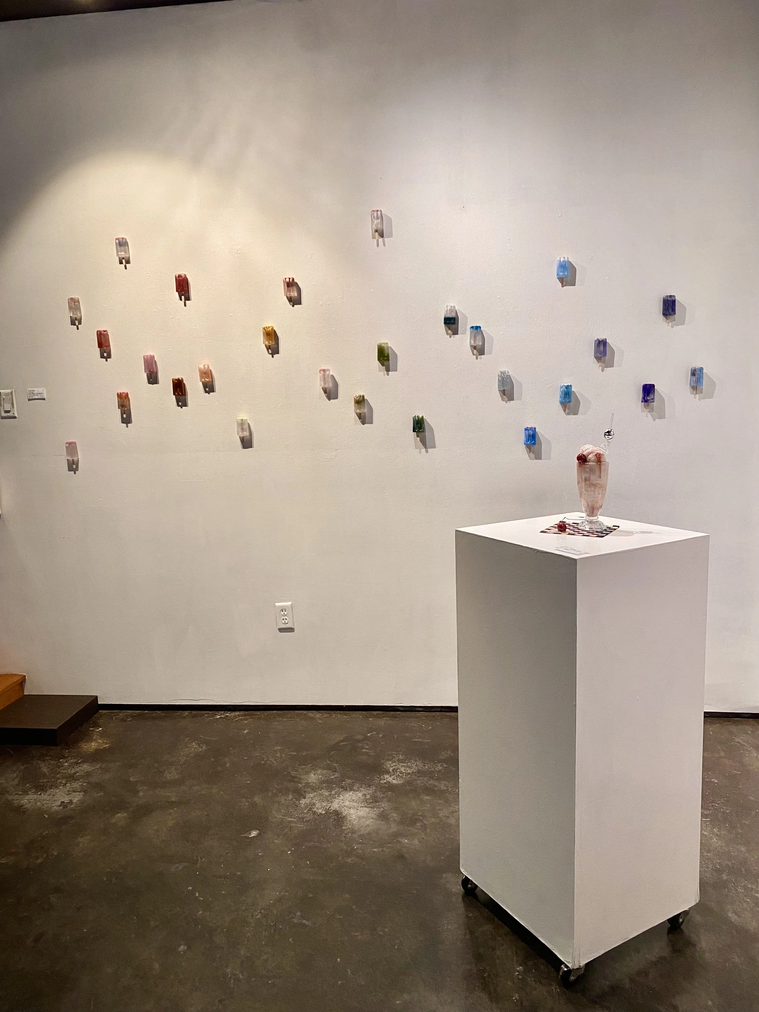 Soft Serve, Hard Slay & Pride Pops, 2025, Resin Installation