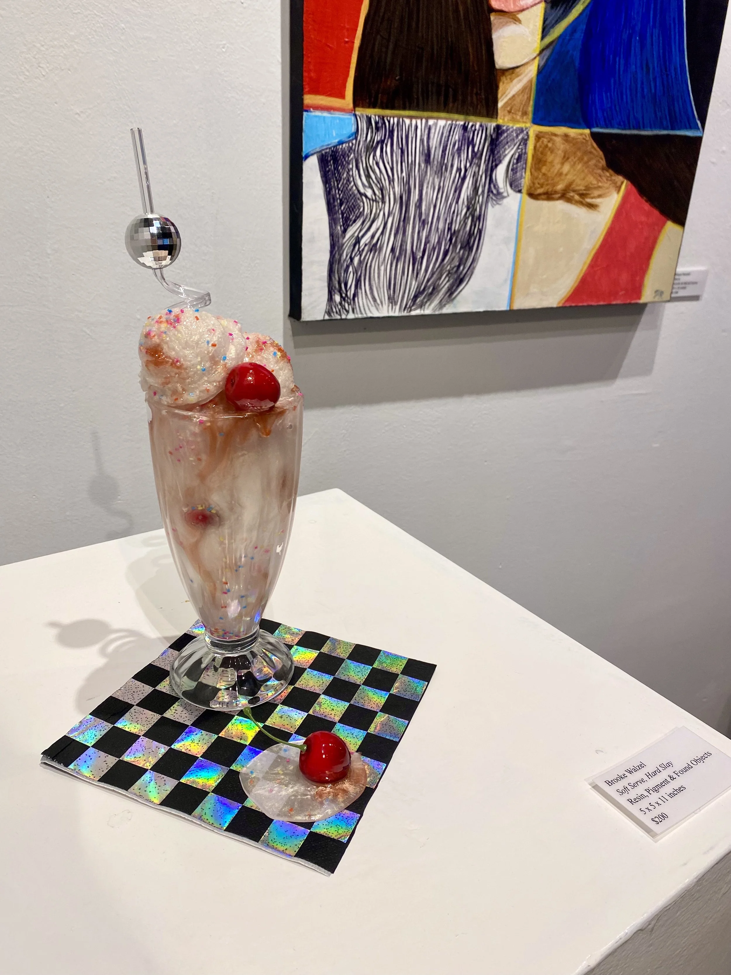 Soft Serve, Hard Slay, 2025, Resin