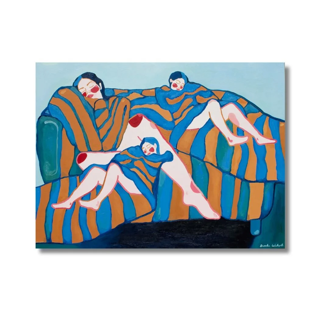 Rhythmic Rest, 2025, Oil on Canvas, 36x48 inches
