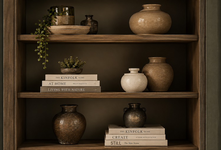 Curated ceramics and objects for visual direction