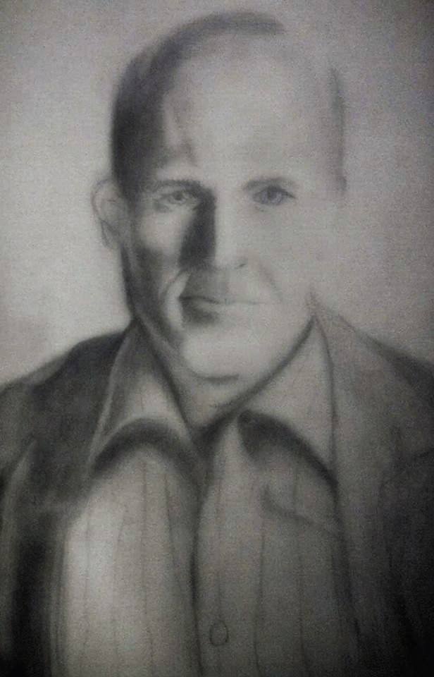 Toby Huss — Graphite Portrait (H2B Pencil)  
This detailed graphite study captures actor Toby Huss with quiet intensity and textured realism. Drawn in H2B pencil, the portrait balances precision and atmosphere — every line shaped to reveal the charac
