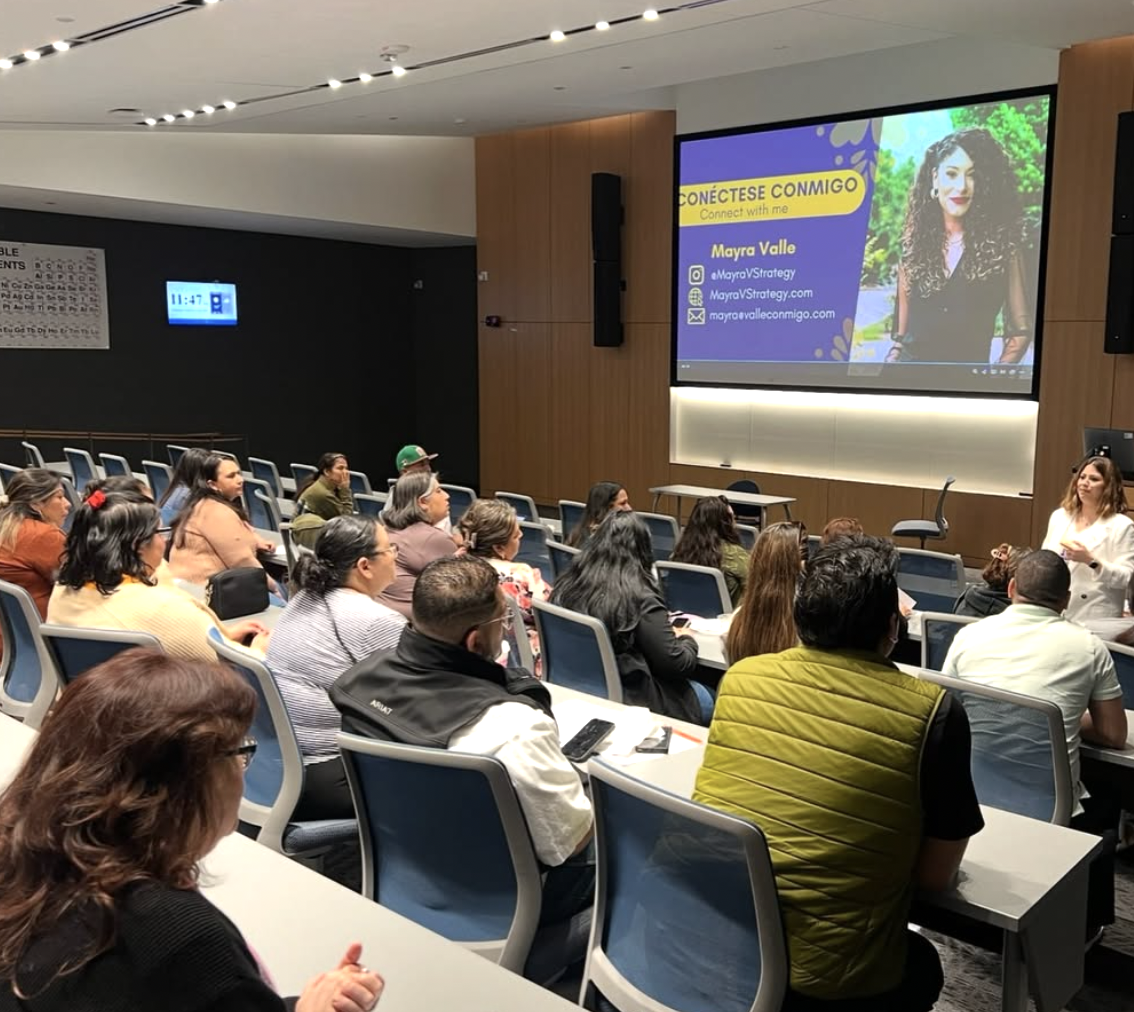College access training session for counselors, educators, and school staff.