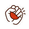 A cartoon hand giving a thumbs-up gesture.