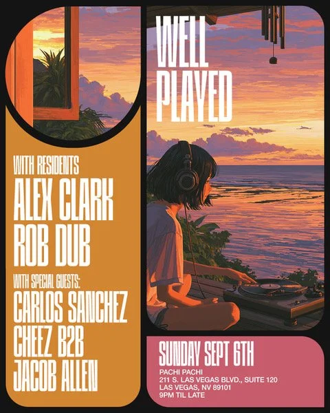 Deep Tech &amp; House @ Well Played - DTLV - Sun 9-6-26