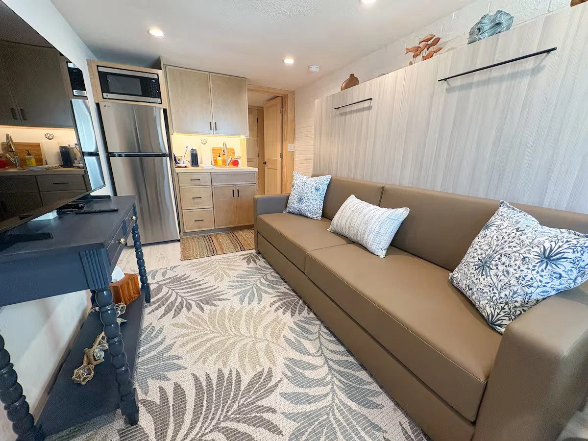 Sunrise Surf Shack - Living Room Wide