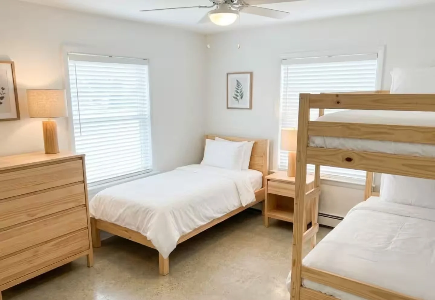 Bedroom 4 | Twin, Double and Twin Bunk Bed