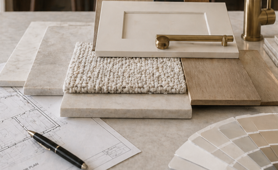 Custom Interior Design Finish Selections by Ellara Interiors  in Spokane, WA