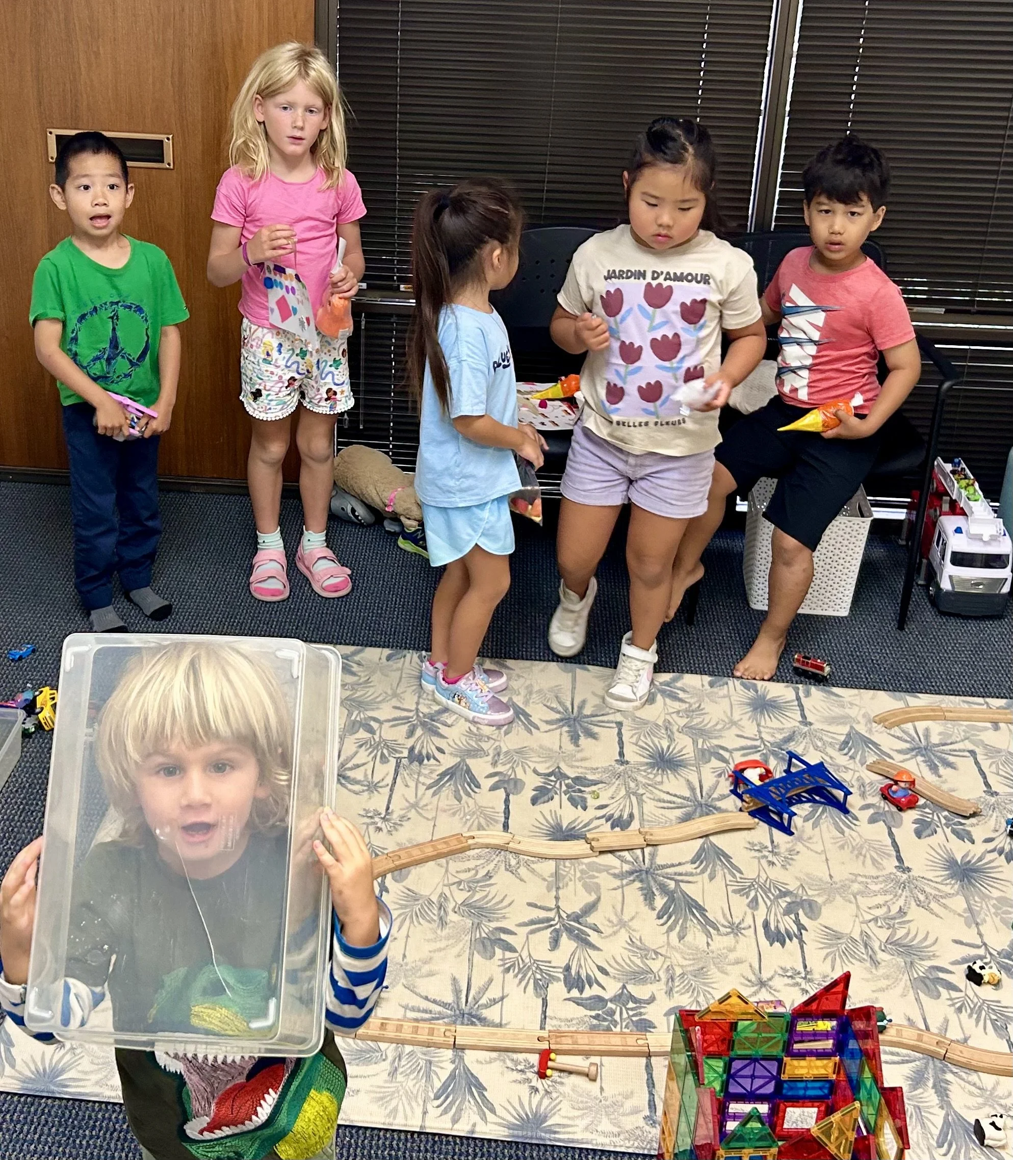 Social skills group for six-year old's having fun