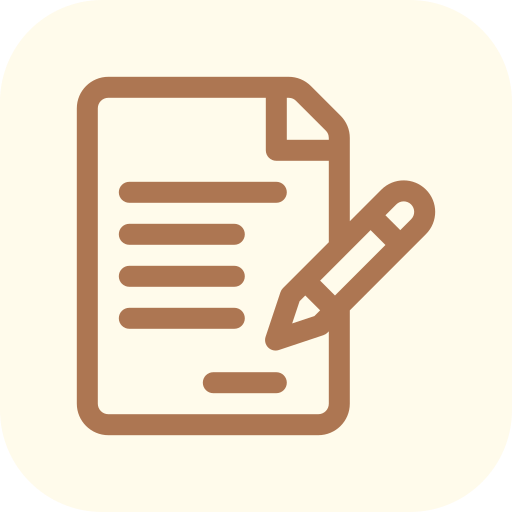 document writing icon