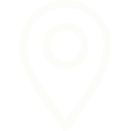 Silhouette of a map location pin icon in white on a black background.