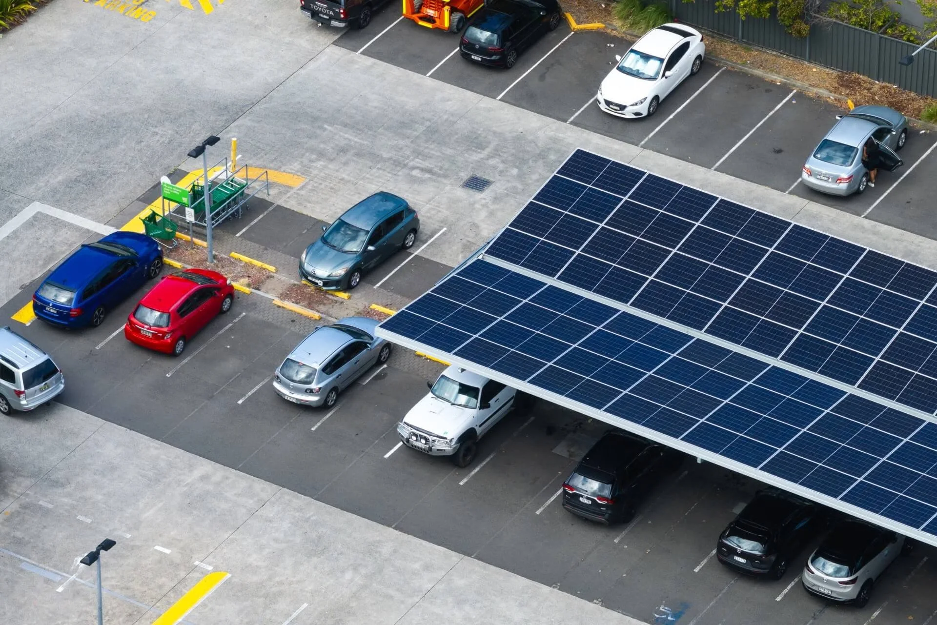 Supermarket Commercial Solar Car Park