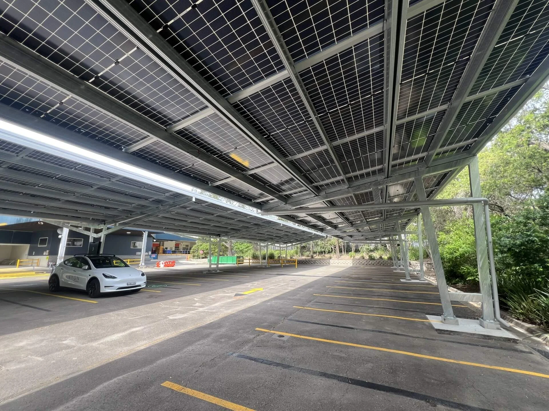 commercial solar canopy