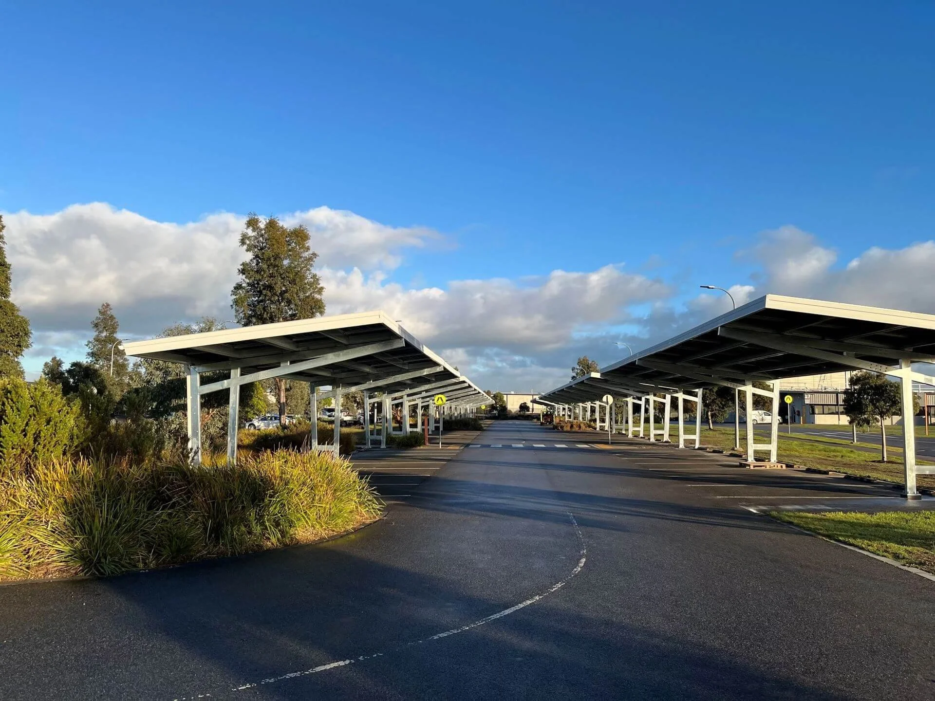 commercial solar shade canopy