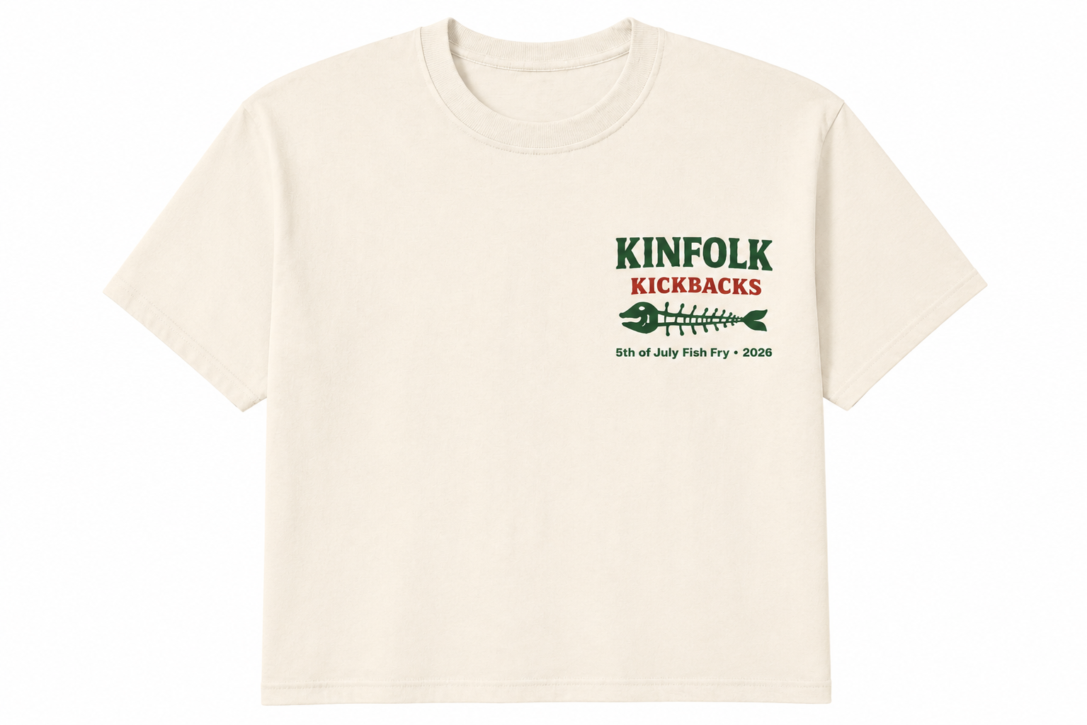 Kinfolk Kickbacks "5th of July Fish Fry" 2026 Commemorative Tee