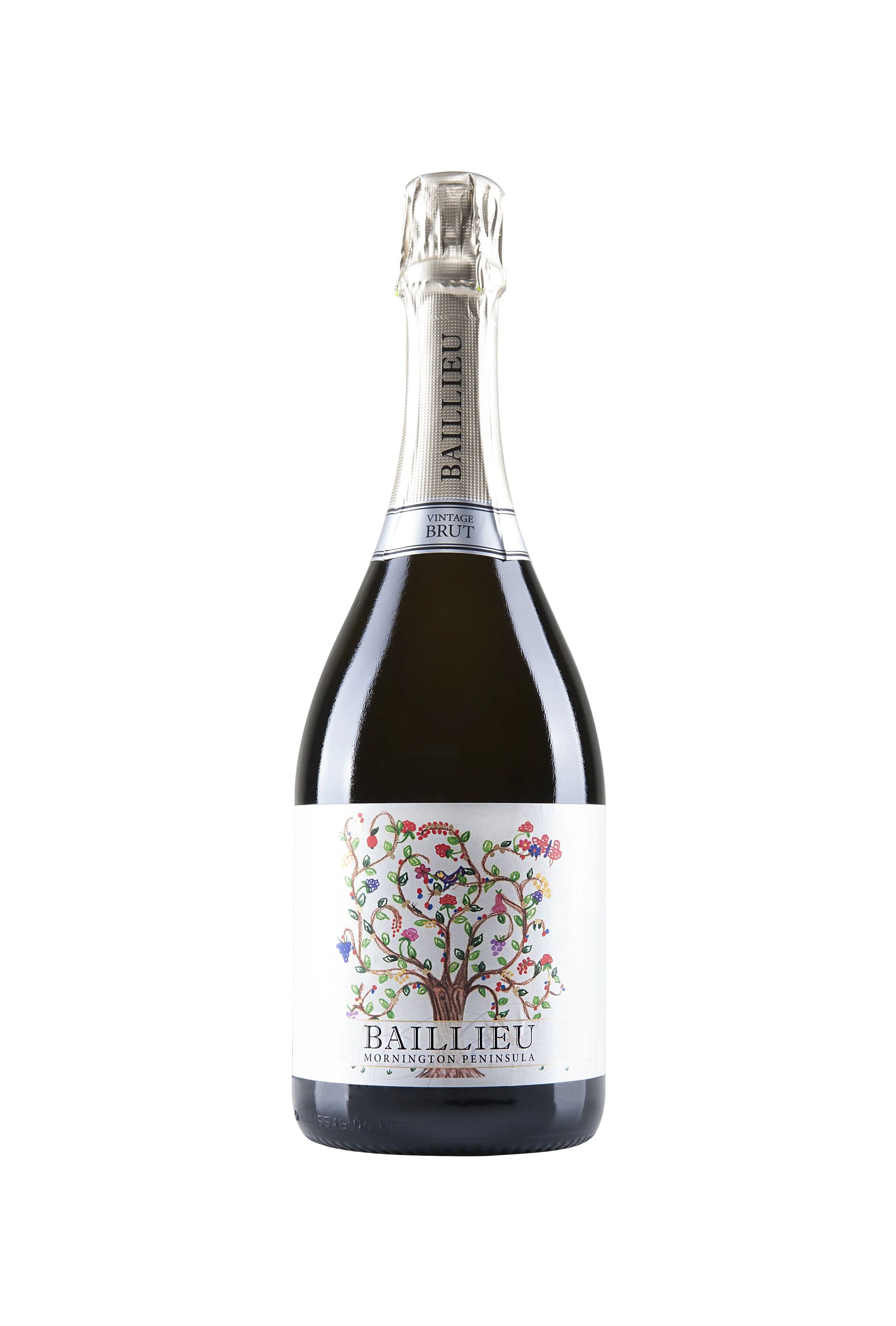 Wine Bottle with white background