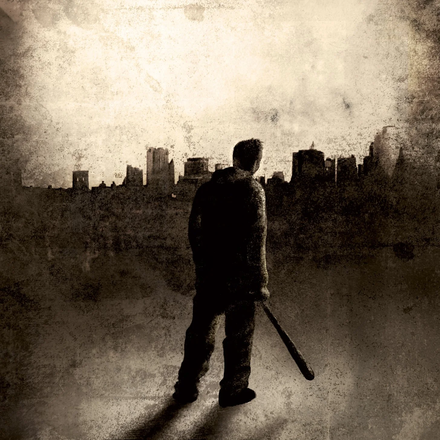 Art for the motion picture hardcore punk soundtrack to the indie movie 'Threat.'