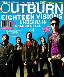 Group of five young people standing outside, with a clear sky background. All are wearing dark clothing, and one person is wearing sunglasses and a purple shirt.