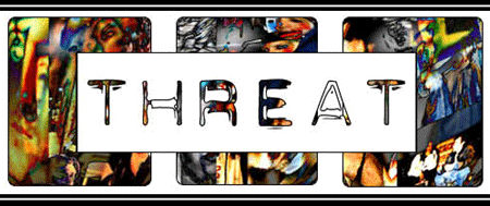 Buddyhead design logo for indie punk movie 'Threat'