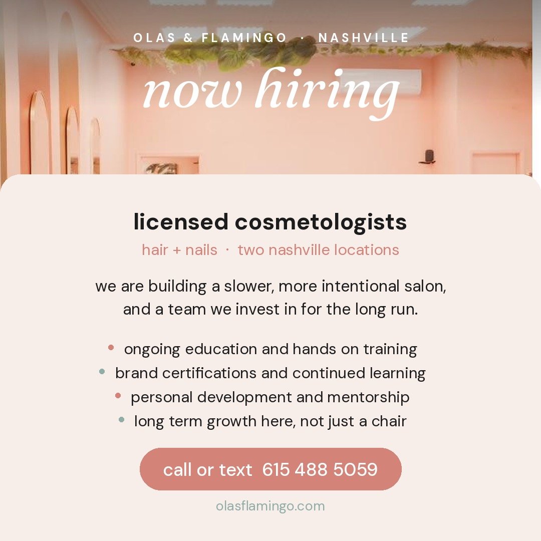 careers at olas &amp; flamingo