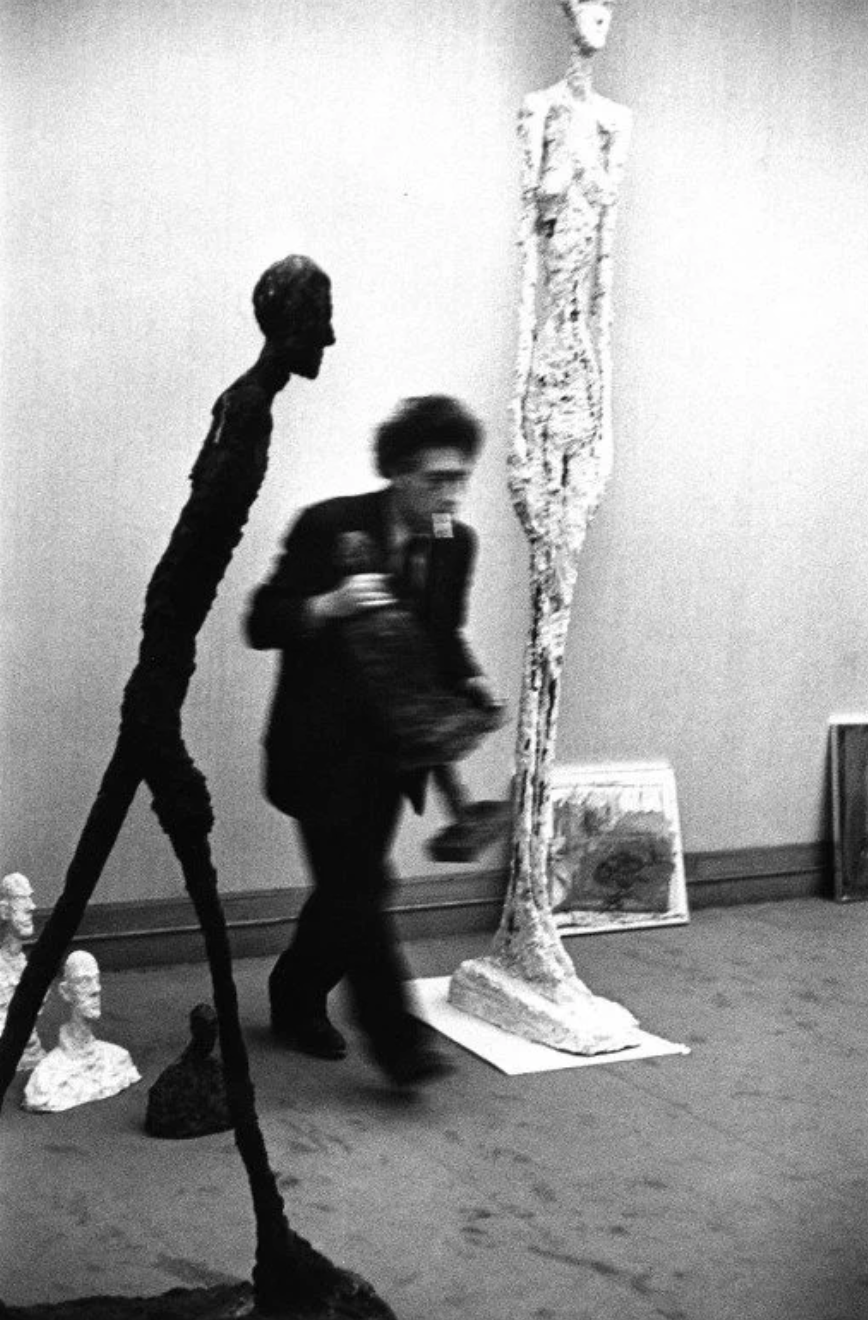 Henri Cartier-Bresson. Alberto Giacometti. 1961