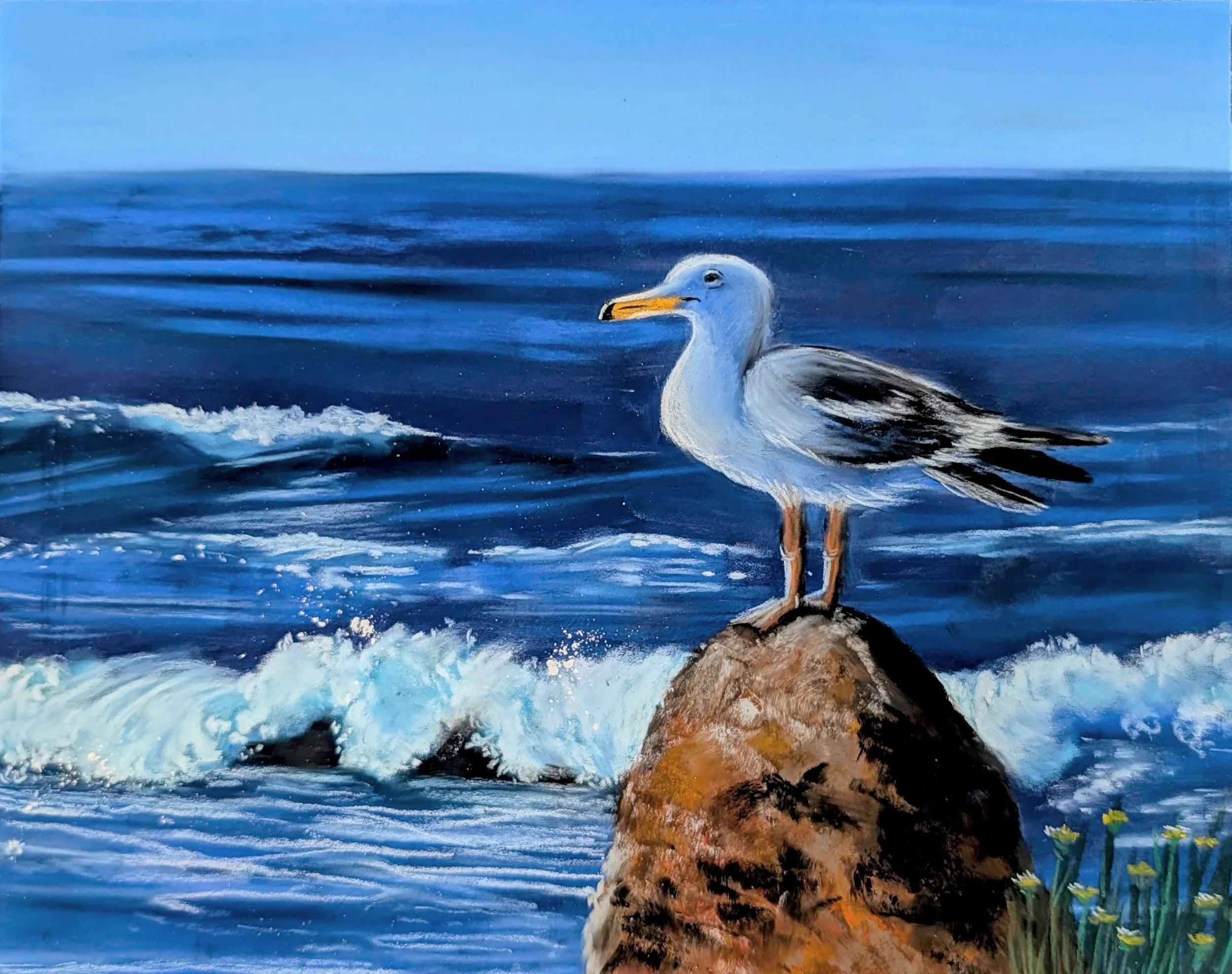 Chasing Waves in Soft Pastels