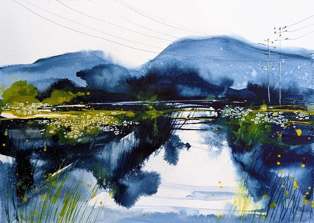 Spring Rain • watercolor • 11x15" • in private collection