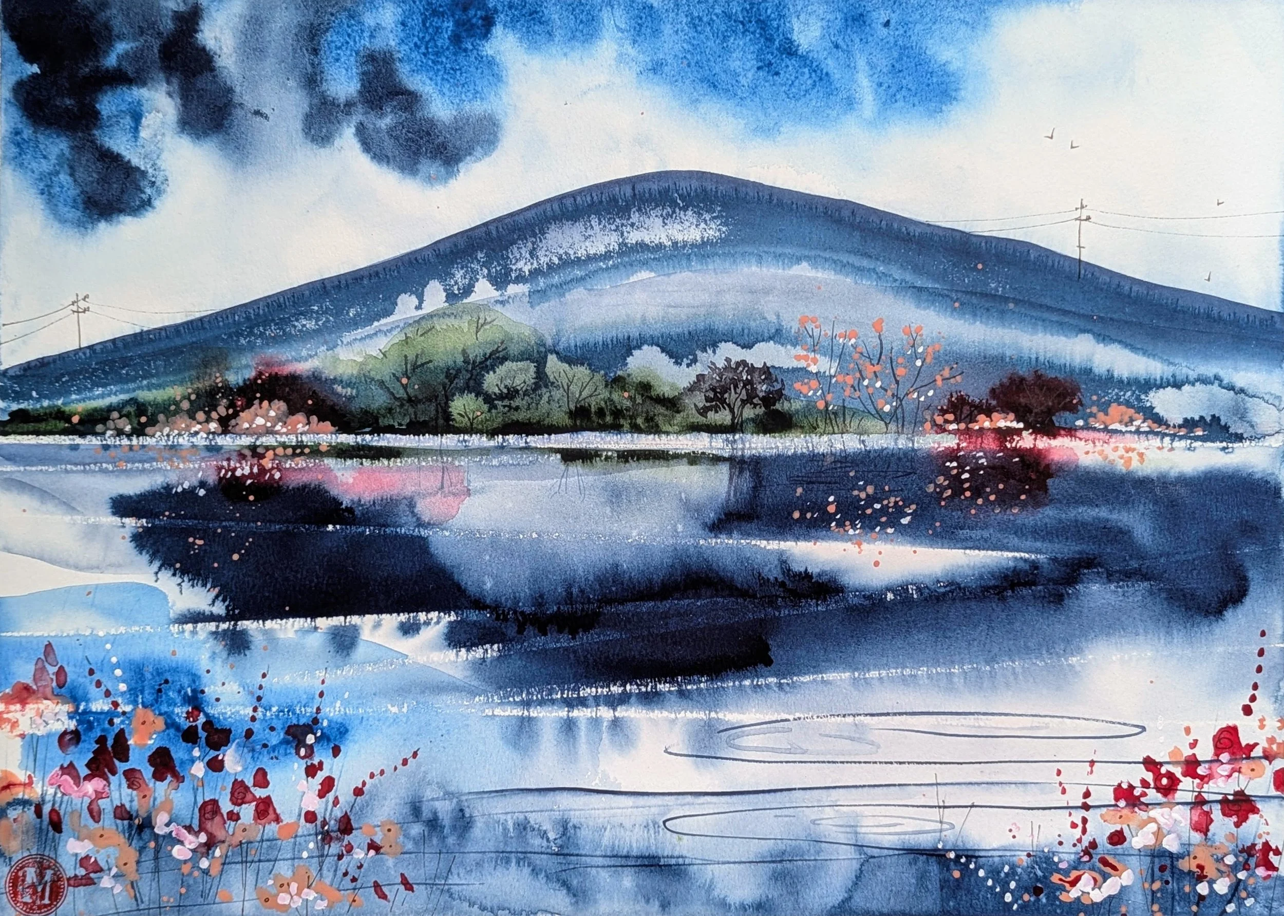 Reflections • watercolor • 11x15" • in private collection