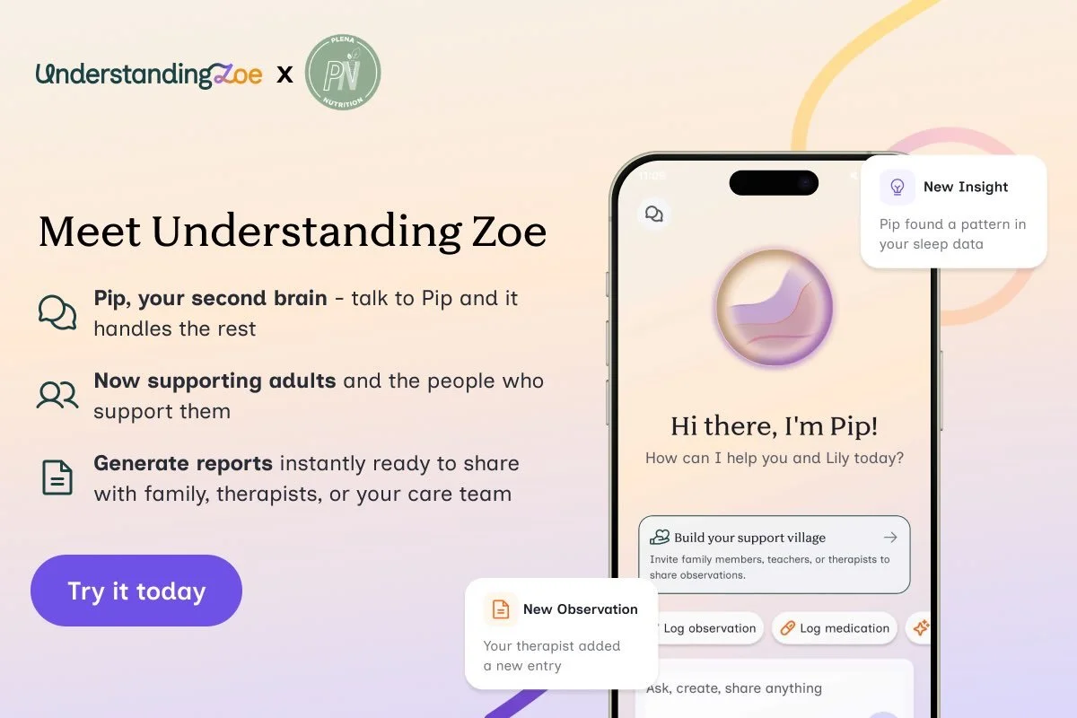 I am proud to partner with @understanding.zoe and I want to share why with the families in my community

Understanding Zoe is the calm home for neurodivergent life, at every age and stage. 

It is an app that holds the mental load, so it does not all