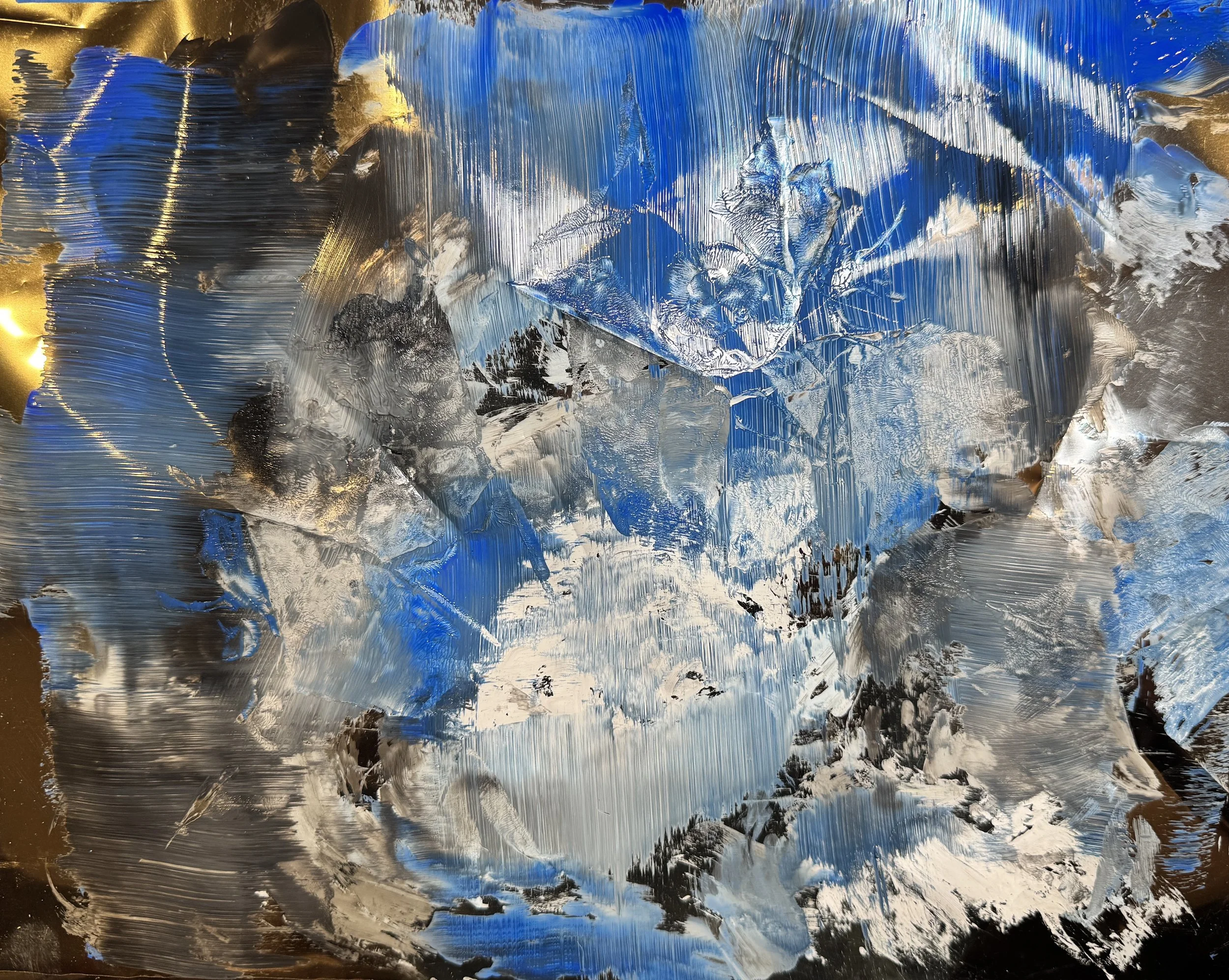 Acrylic on 11 X 14 Mylar