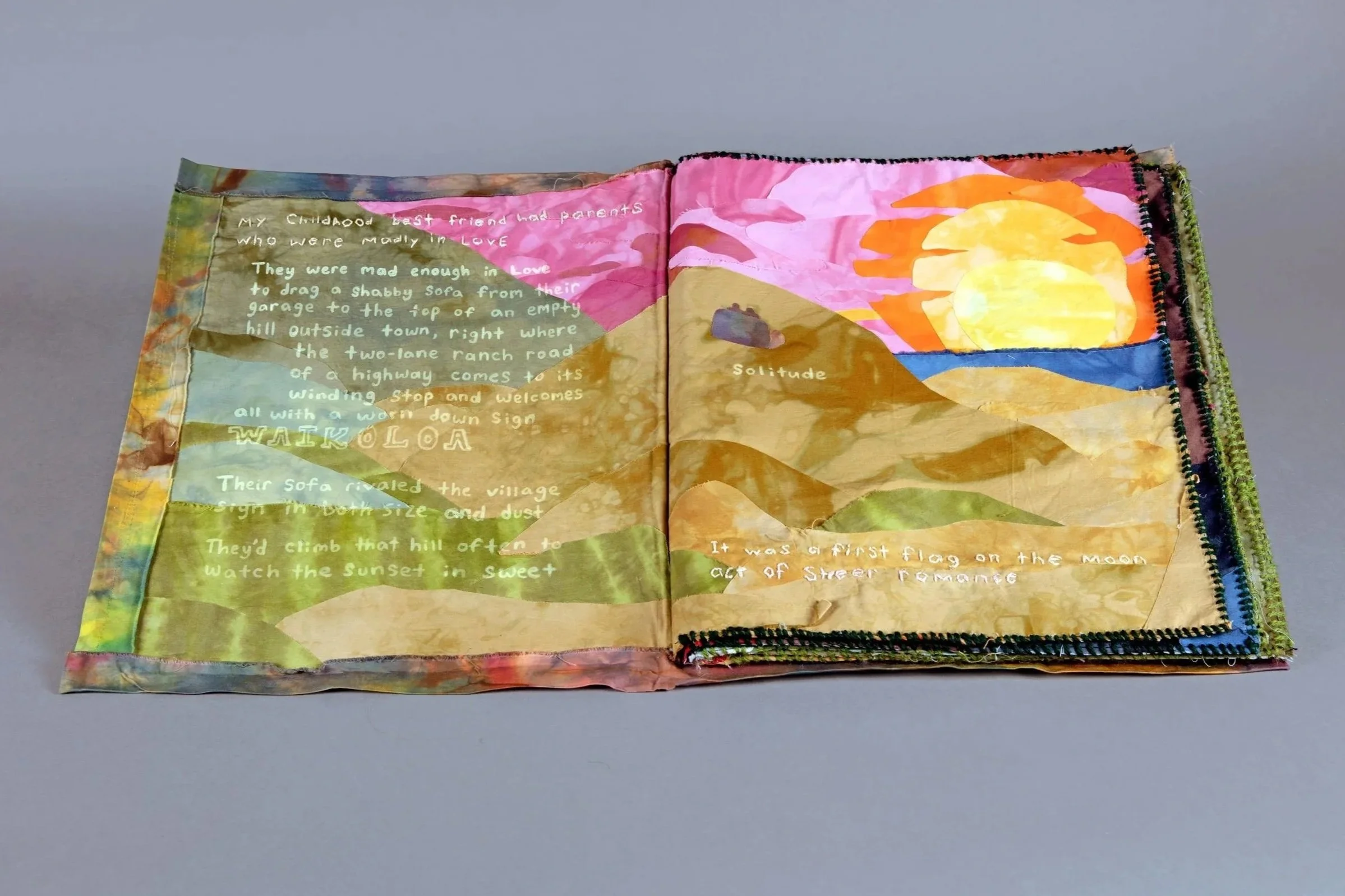 "My childhood best friend had parents who were madly in love.They were mad enough in love to drag a shabby sofa from their garage to the top of an empty hill outside town, right where the two-lane ranch road comes to its winding stop and welcomes all