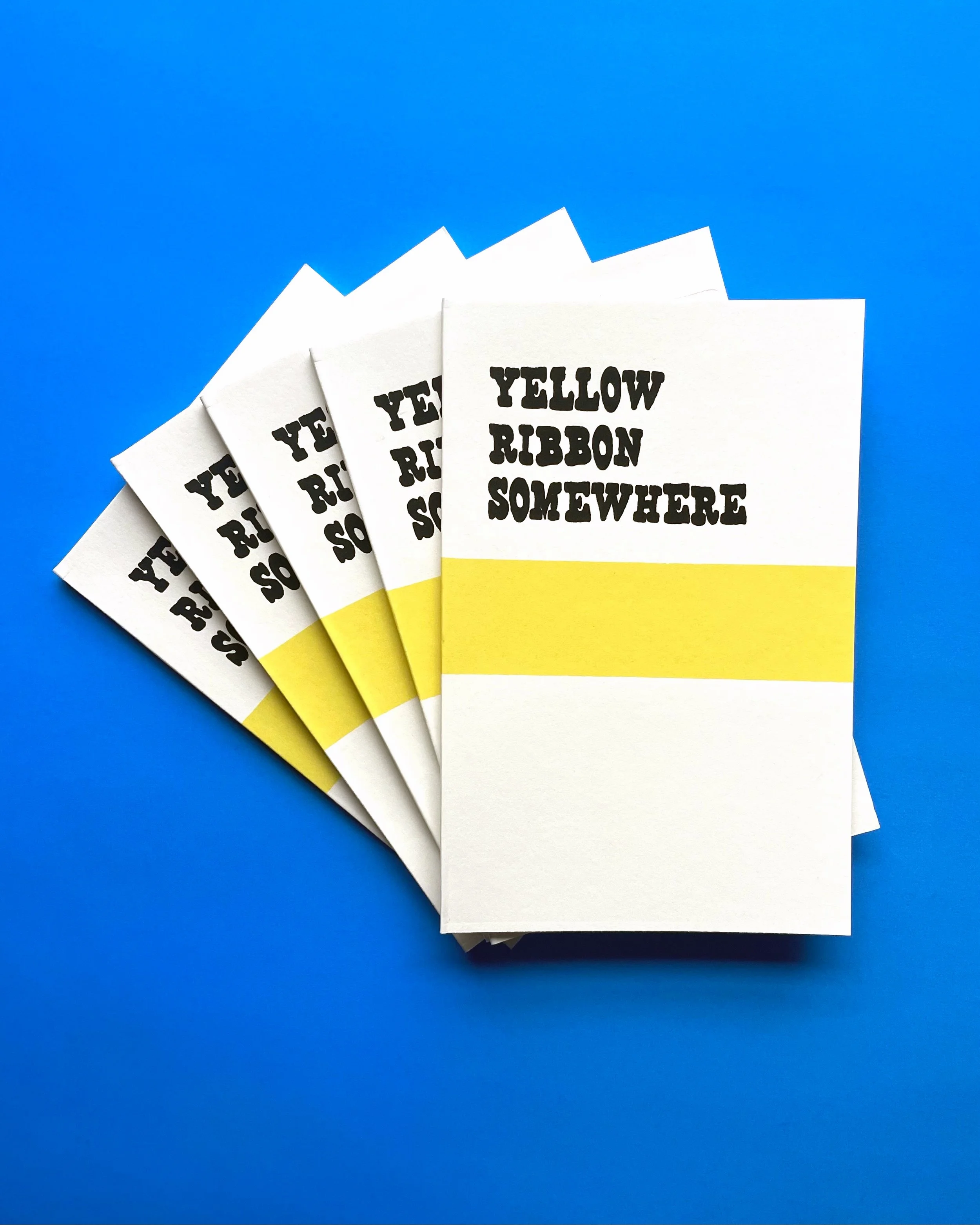 Yellow Ribbon Somewhere, 2025 | Poetry Collection written by Thomas Daley