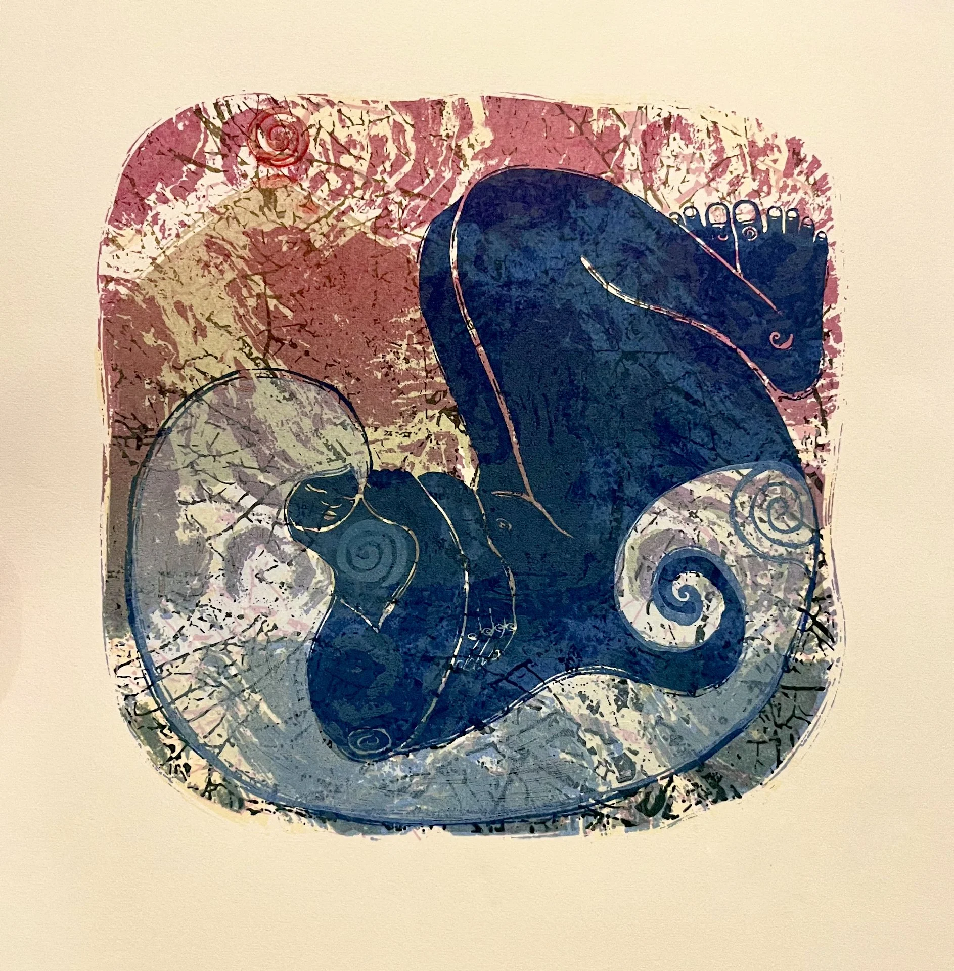 Solace, 2024 | Screenprint, 10 in x 10 in