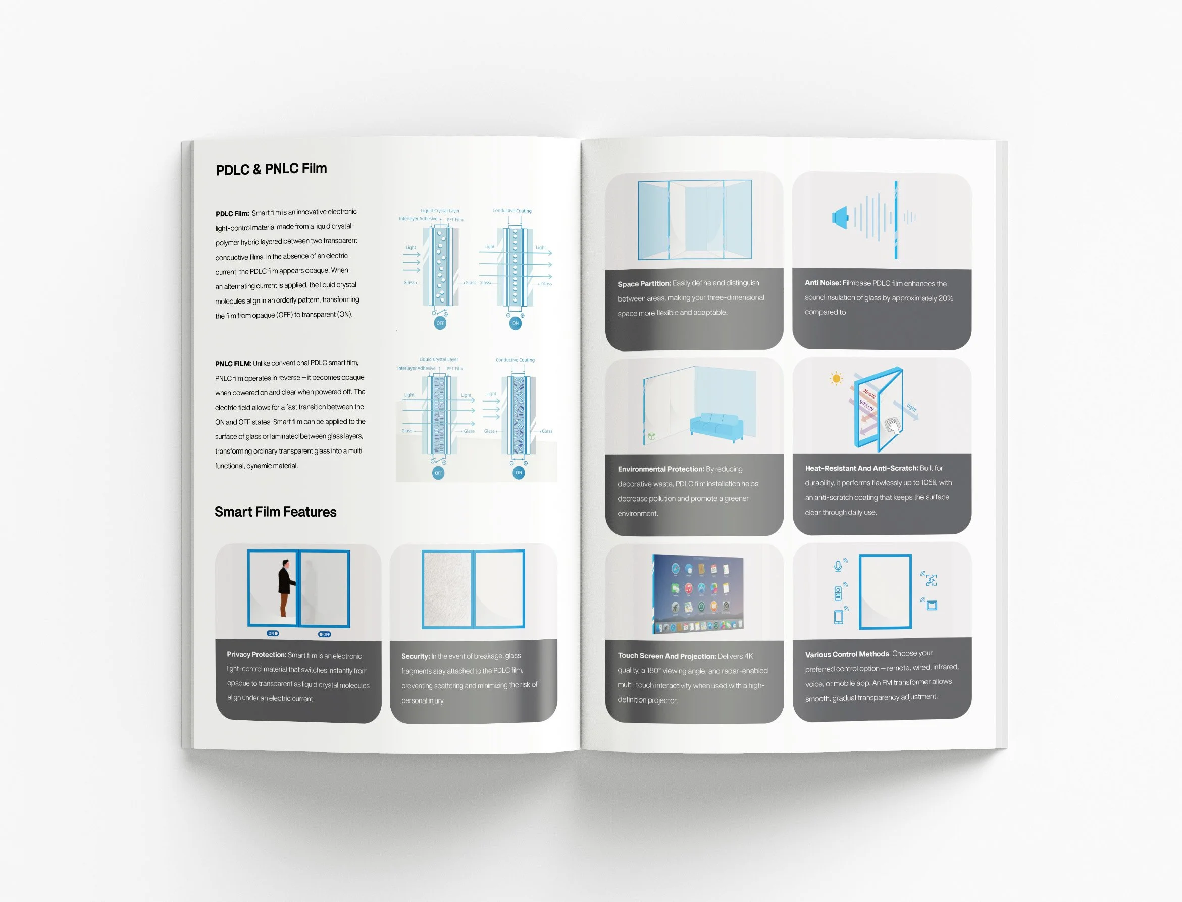 Capability Statement Project featuring professional capability statement design, SmartFilm technology presentation and corporate document design by BKK Creative Studio
