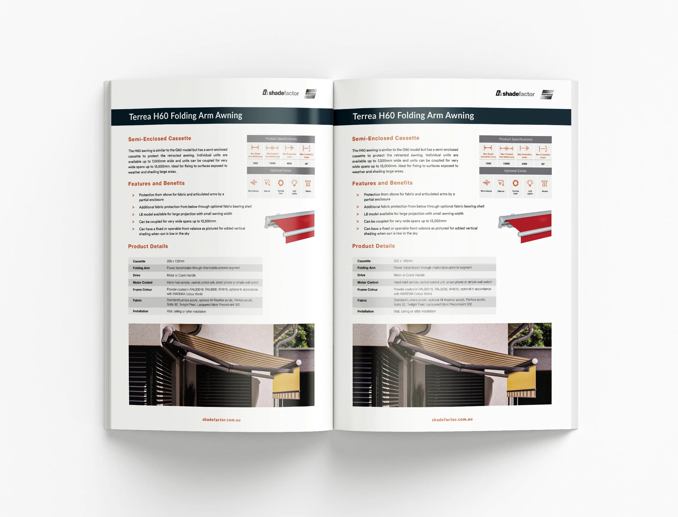 Outdoor living brochure design highlighting luxury alfresco solutions, contemporary layouts and sophisticated architectural presentation materials