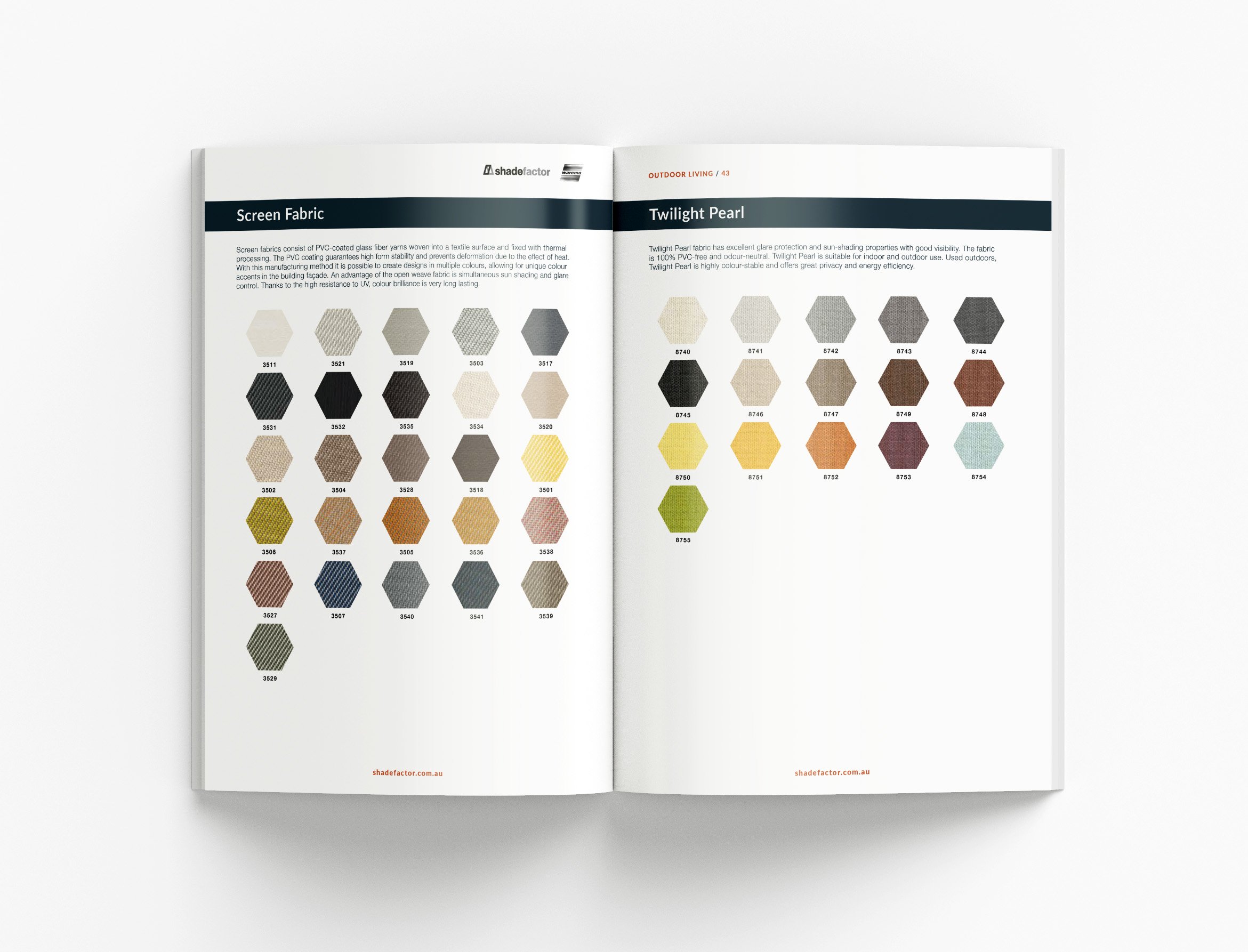 Shade Factor outdoor living product guide highlighting contemporary outdoor design trends and luxury architectural solutions