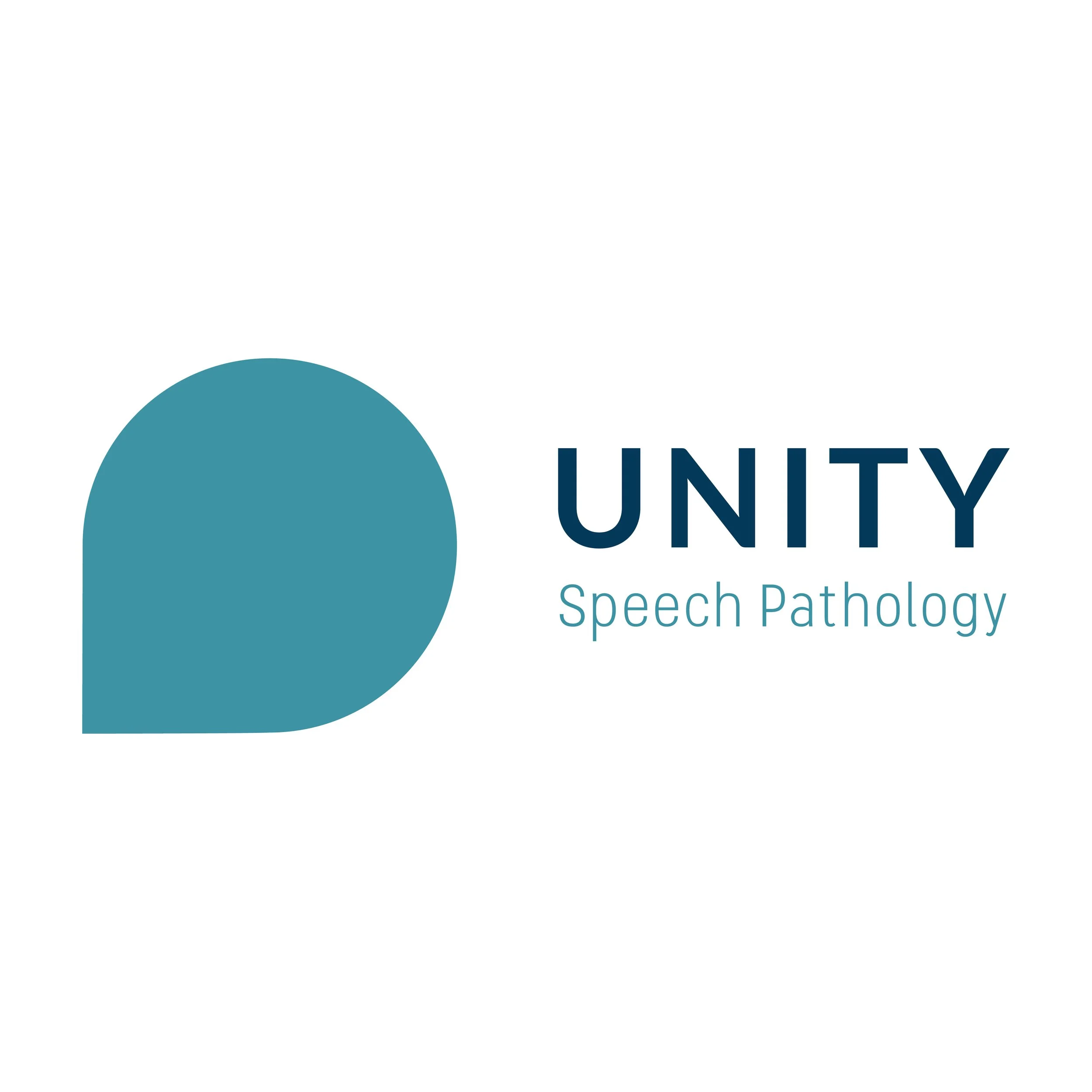 Unity Speech Pathology branding project featuring professional logo design, healthcare visual identity and modern speech therapy clinic branding by BKK Creative Studio