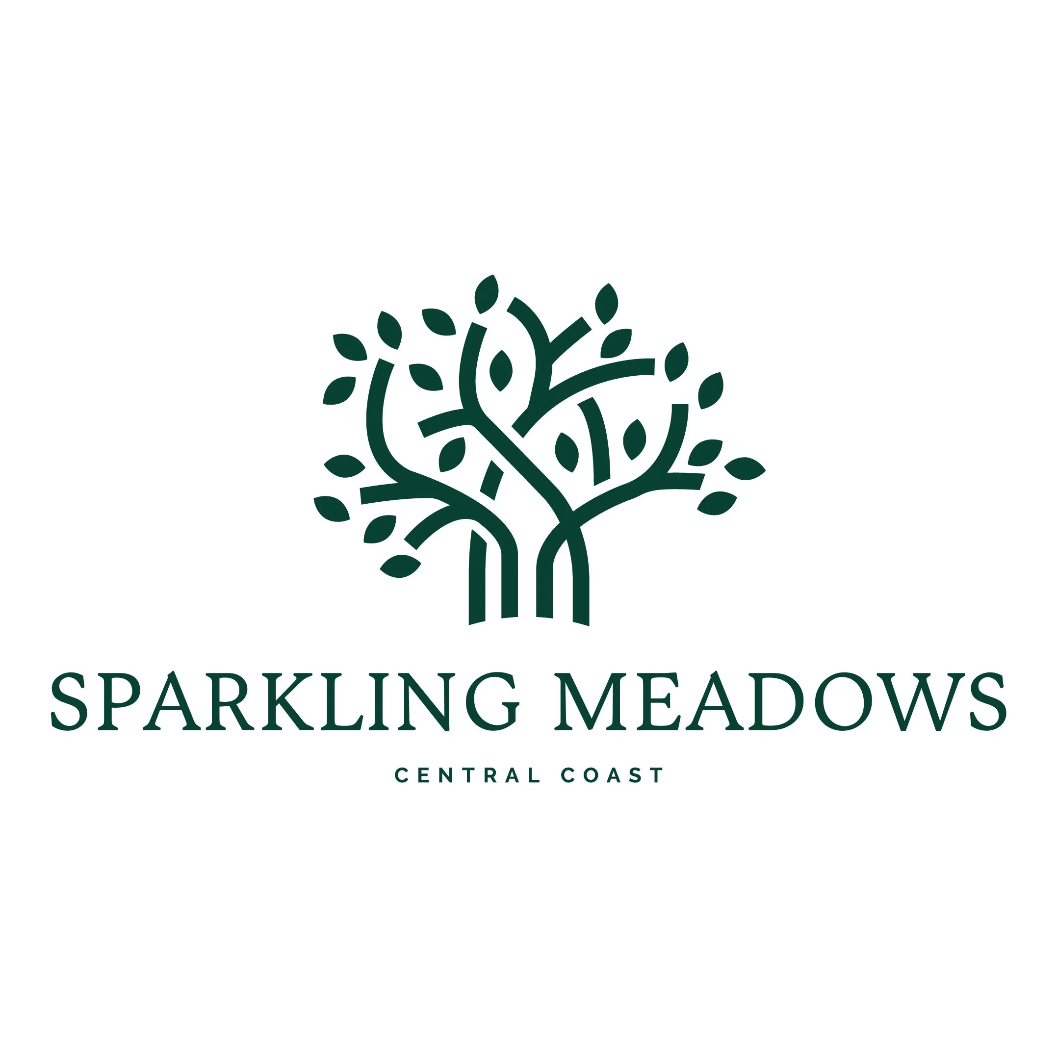 Sparkling Meadows branding project featuring premium logo design, property development visual identity and modern real estate branding by BKK Creative Studio
