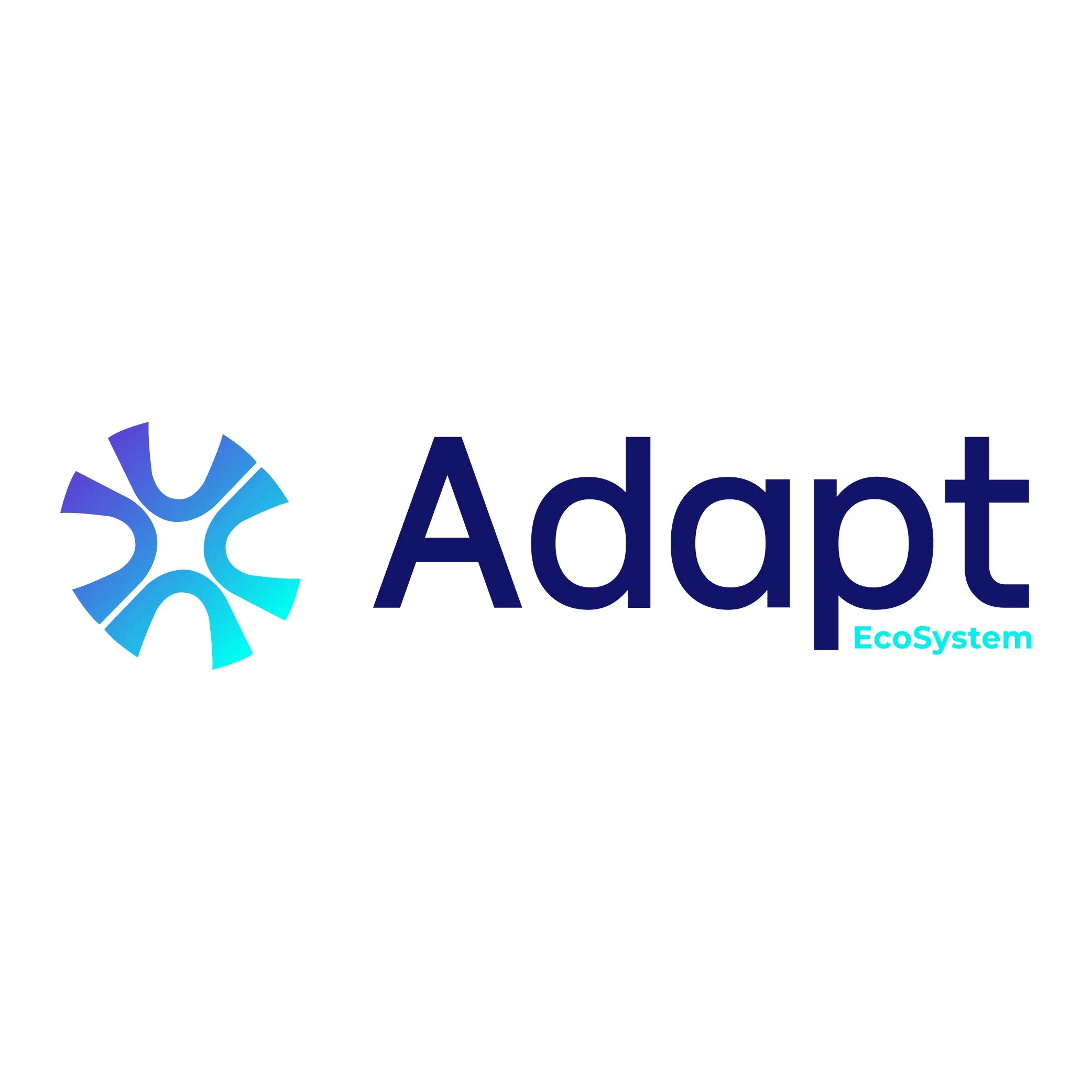 Adapt Ecosystem app branding project featuring modern logo design, digital brand identity and user-focused visual design by BKK Creative Studio