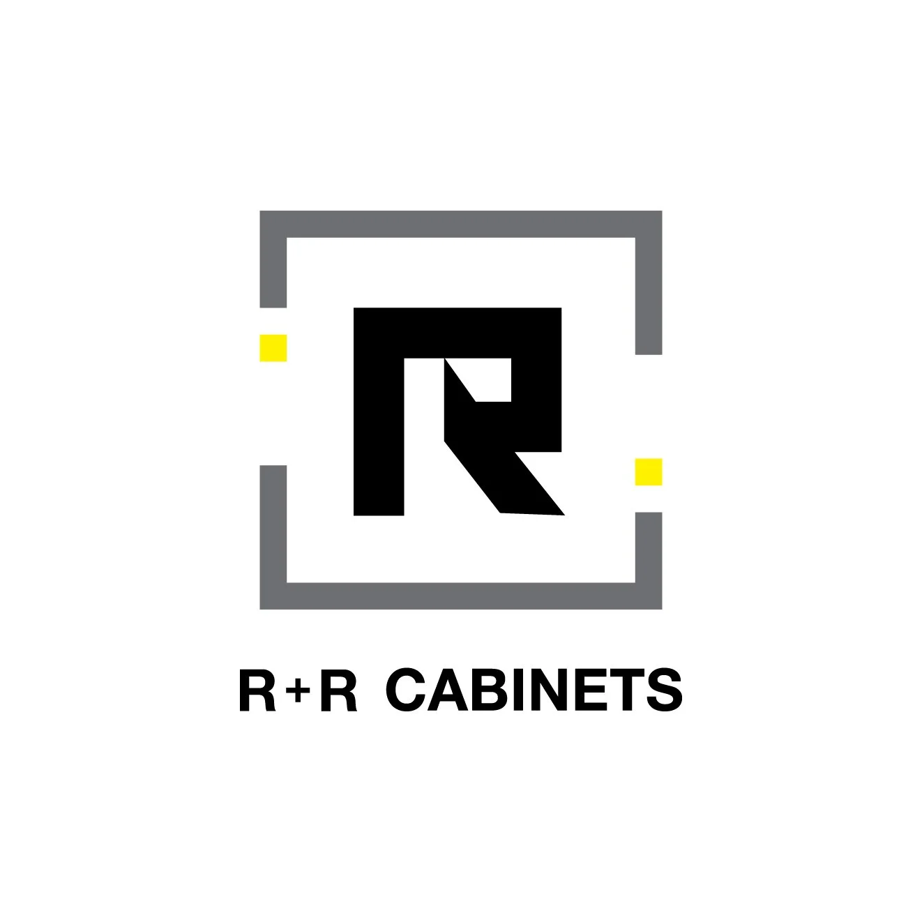 R&R Cabinets branding project featuring professional logo design, custom cabinetry brand identity and modern interior industry branding by BKK Creative Studio