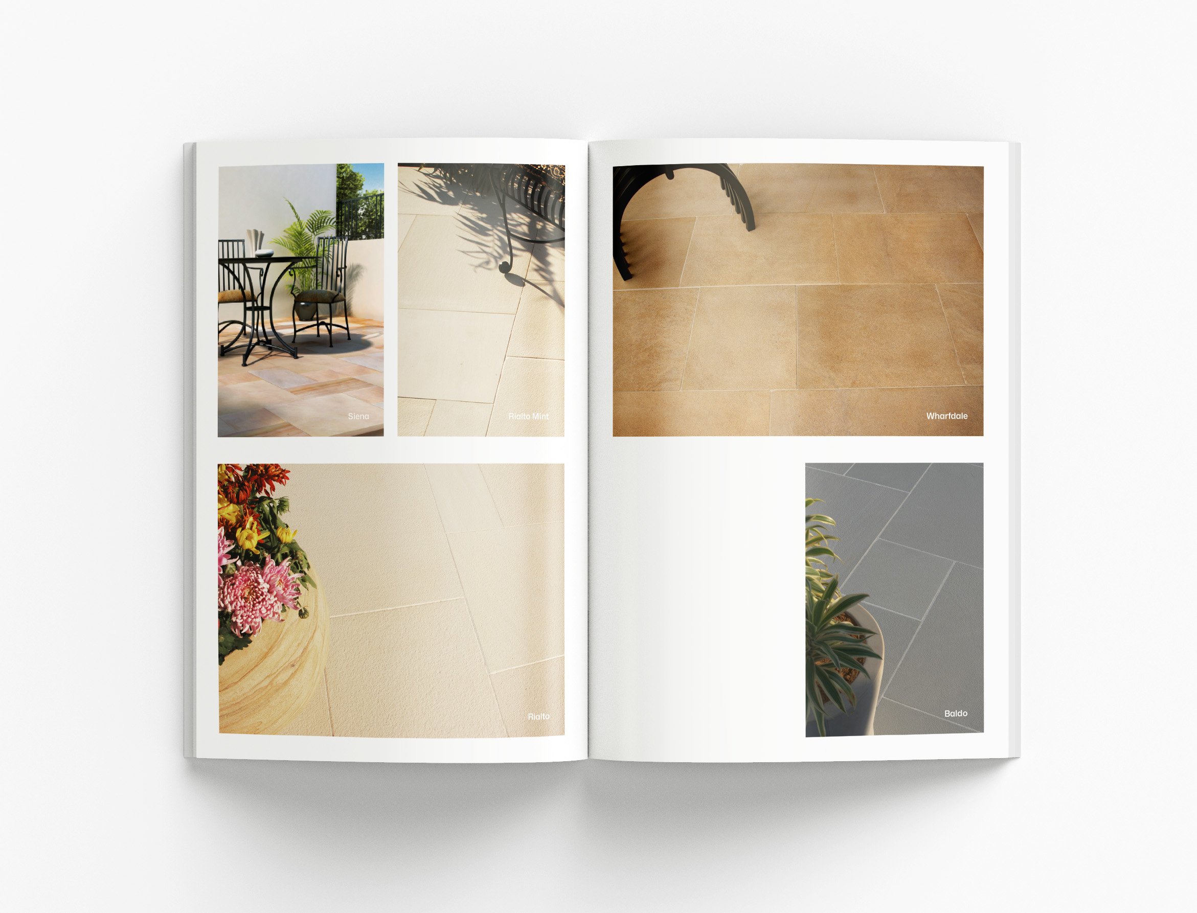 Product catalogue design featuring outdoor lifestyle inspiration, structured layouts and professional marketing communication materials