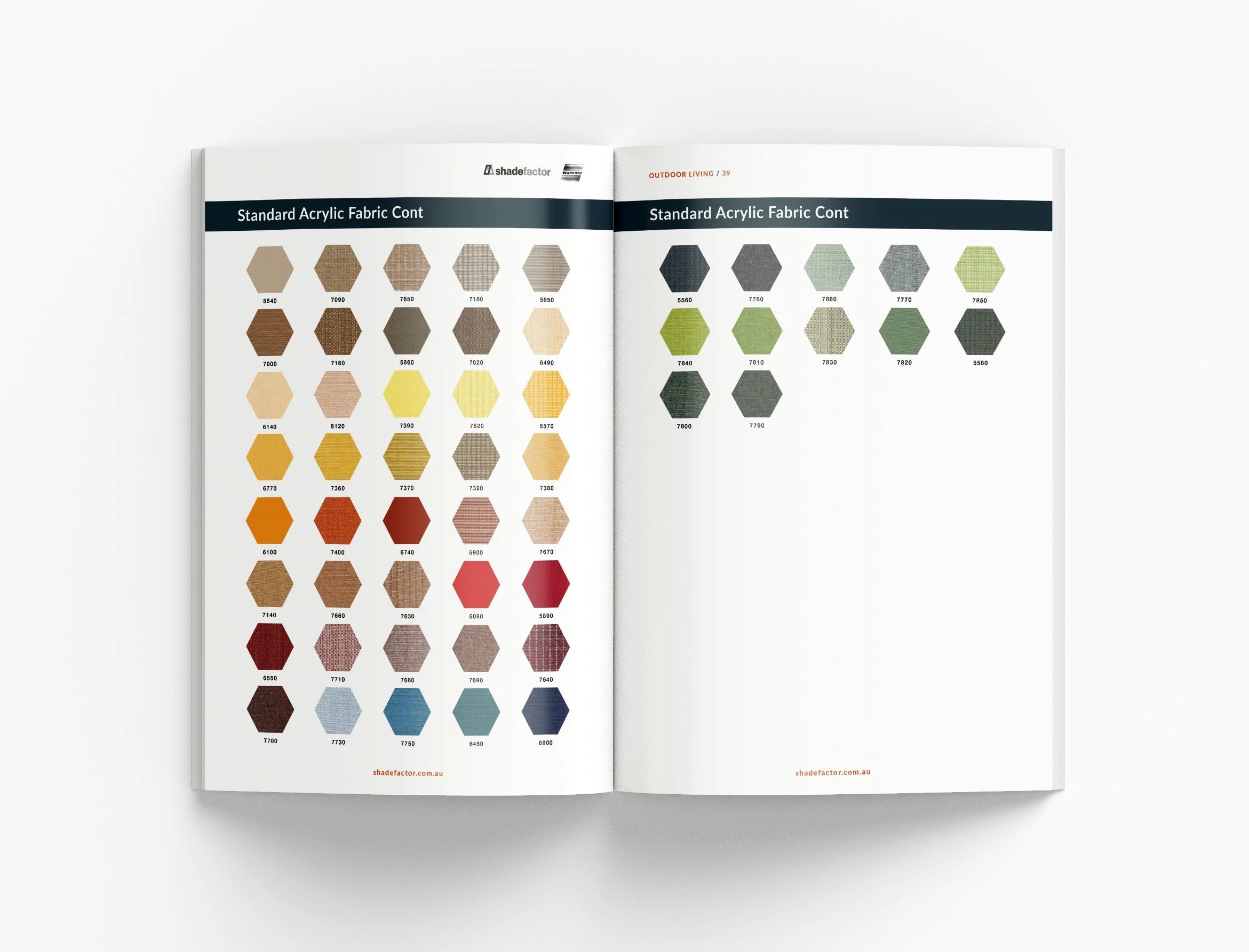 Premium outdoor living sales brochure showcasing innovative product solutions and sophisticated corporate communication materials