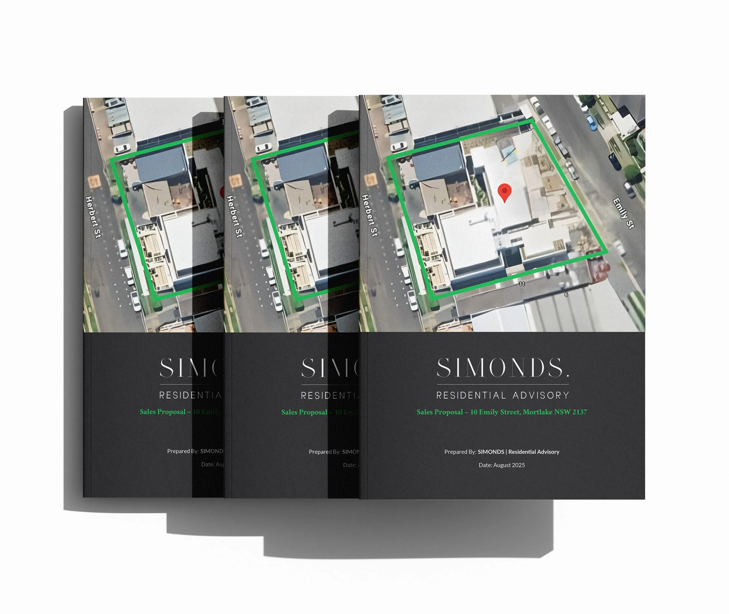 SIMONDS tender proposal project featuring premium real estate document design, investment proposals and professional corporate presentations by BKK Creative Studio