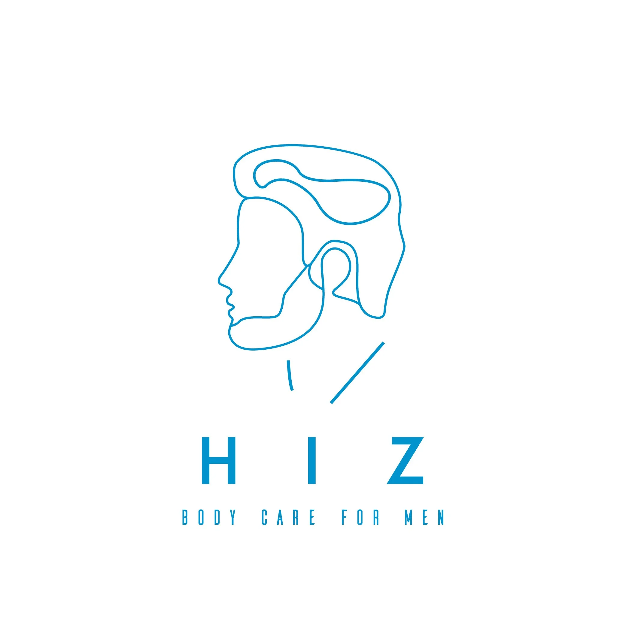 HIZ men's skincare branding project featuring premium packaging design, product identity and modern grooming brand development by BKK Creative Studio