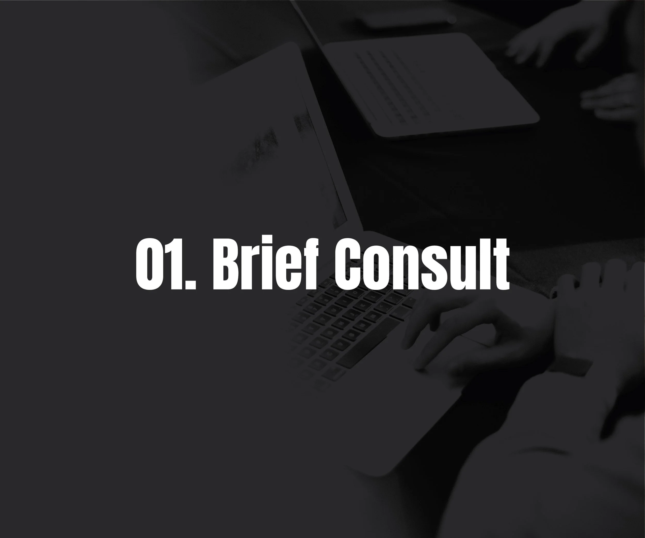 Design consultation process with a Melbourne graphic designer to understand business goals, project requirements and creative direction