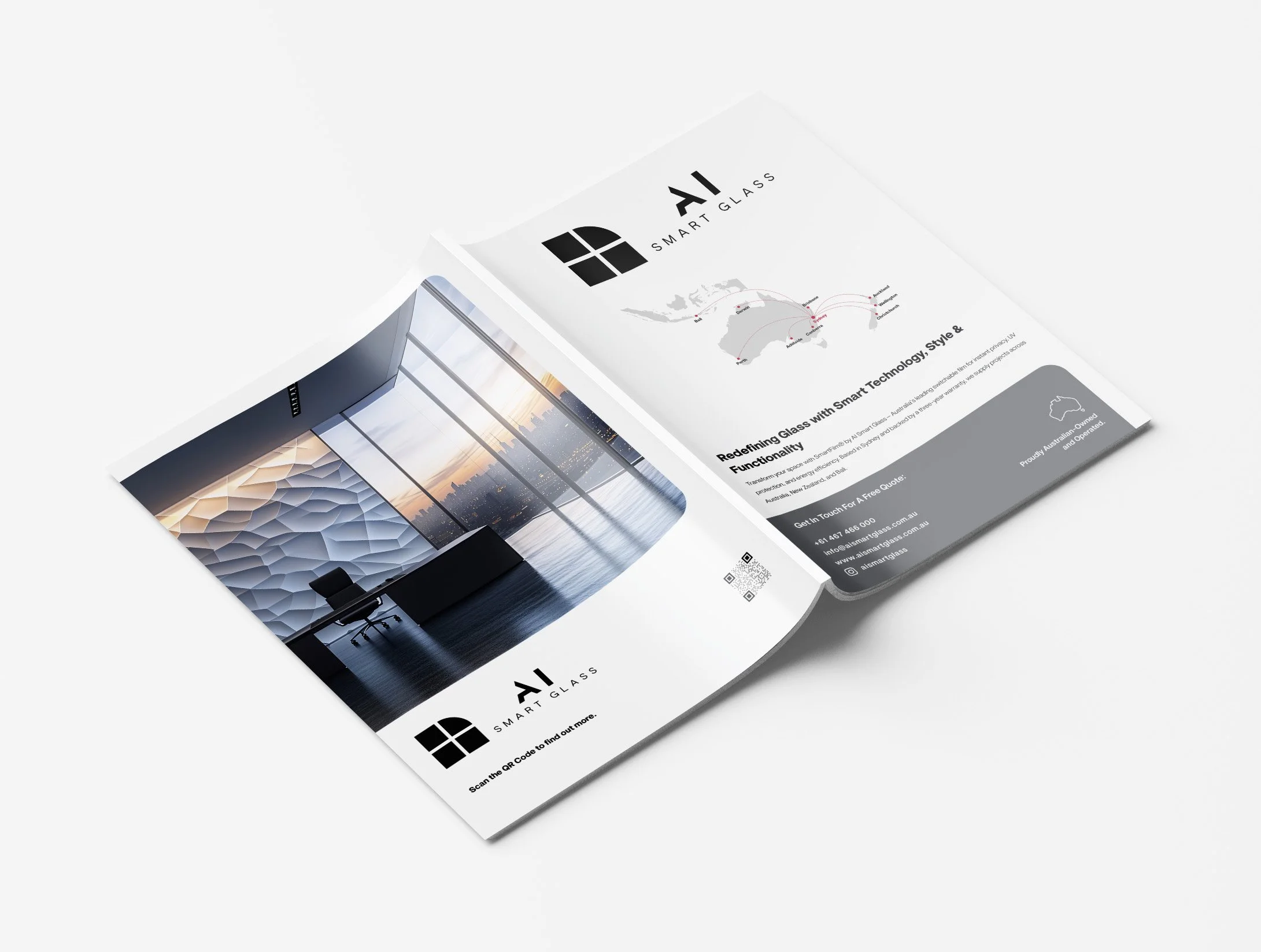 Capability Statement Project featuring professional capability statement design, SmartFilm technology presentation and corporate document design by BKK Creative Studio